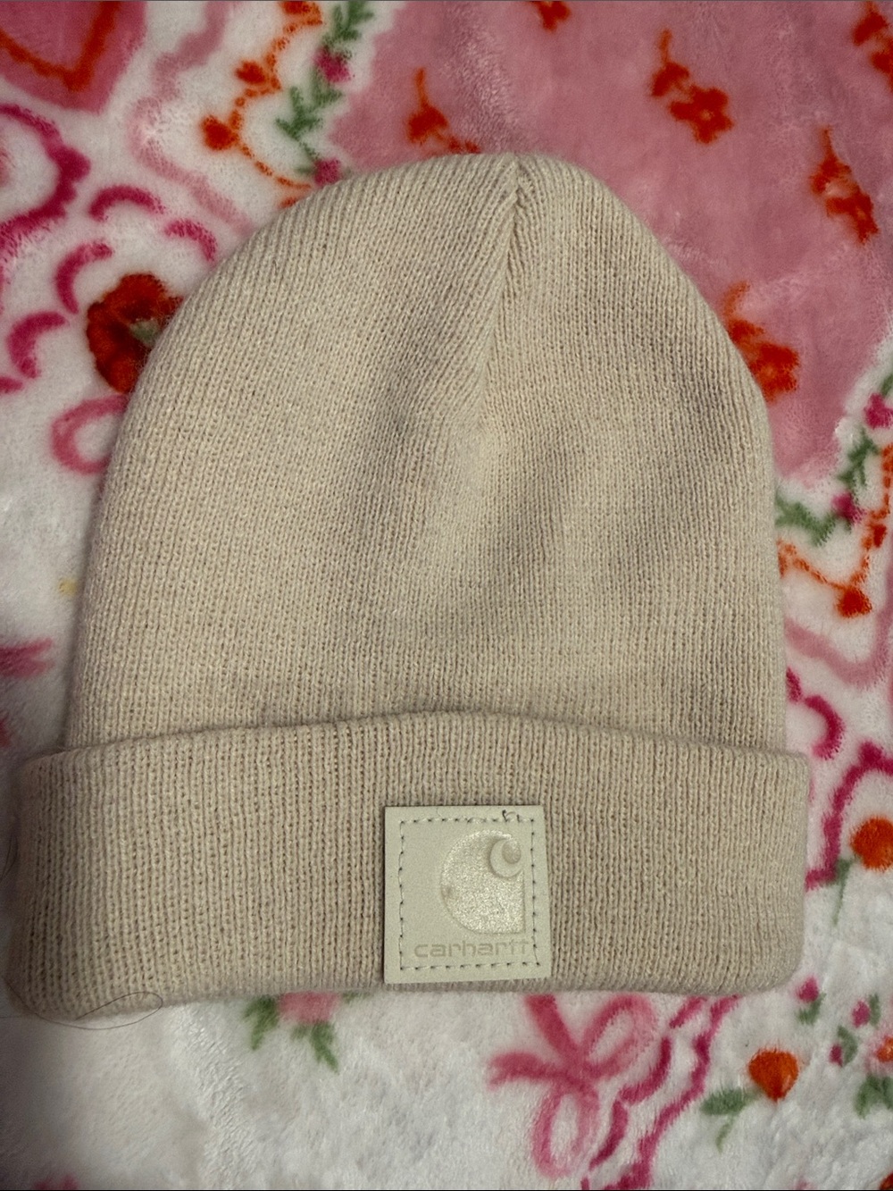 Carhartt Knit Beanie in Light Tan